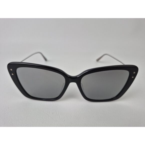 DIOR MissDior B5F 14A7 56mm Butterfly Sunglasses Black Smoke Mirror Cat Eye - Picture 1 of 6